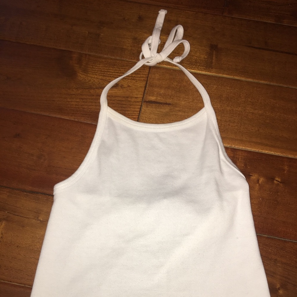 Cropped brandy halter neck
